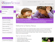 Tablet Screenshot of nannynexus.com